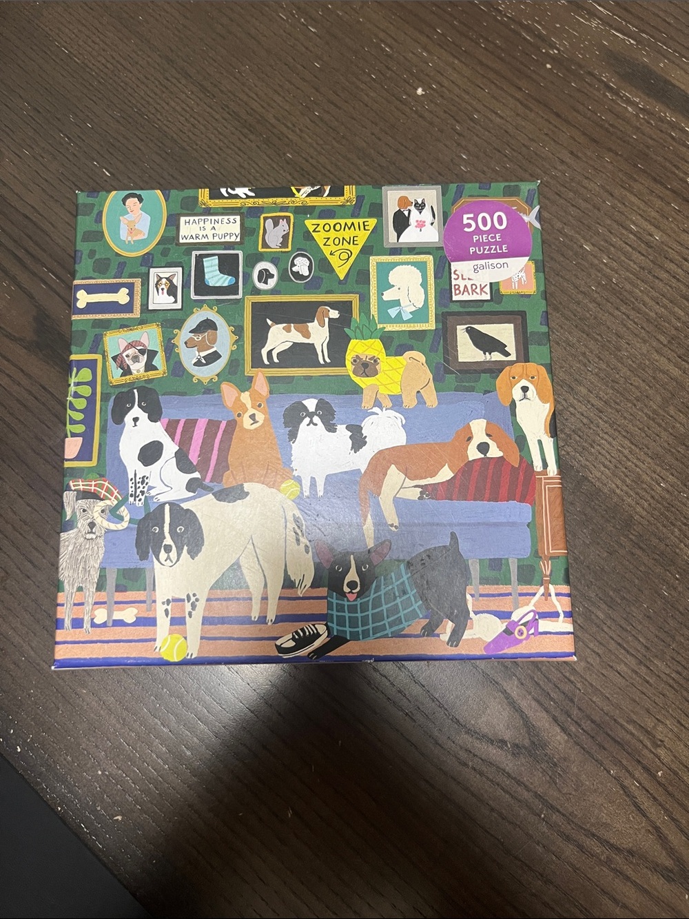 Dog-Themed 500-Piece Puzzle
